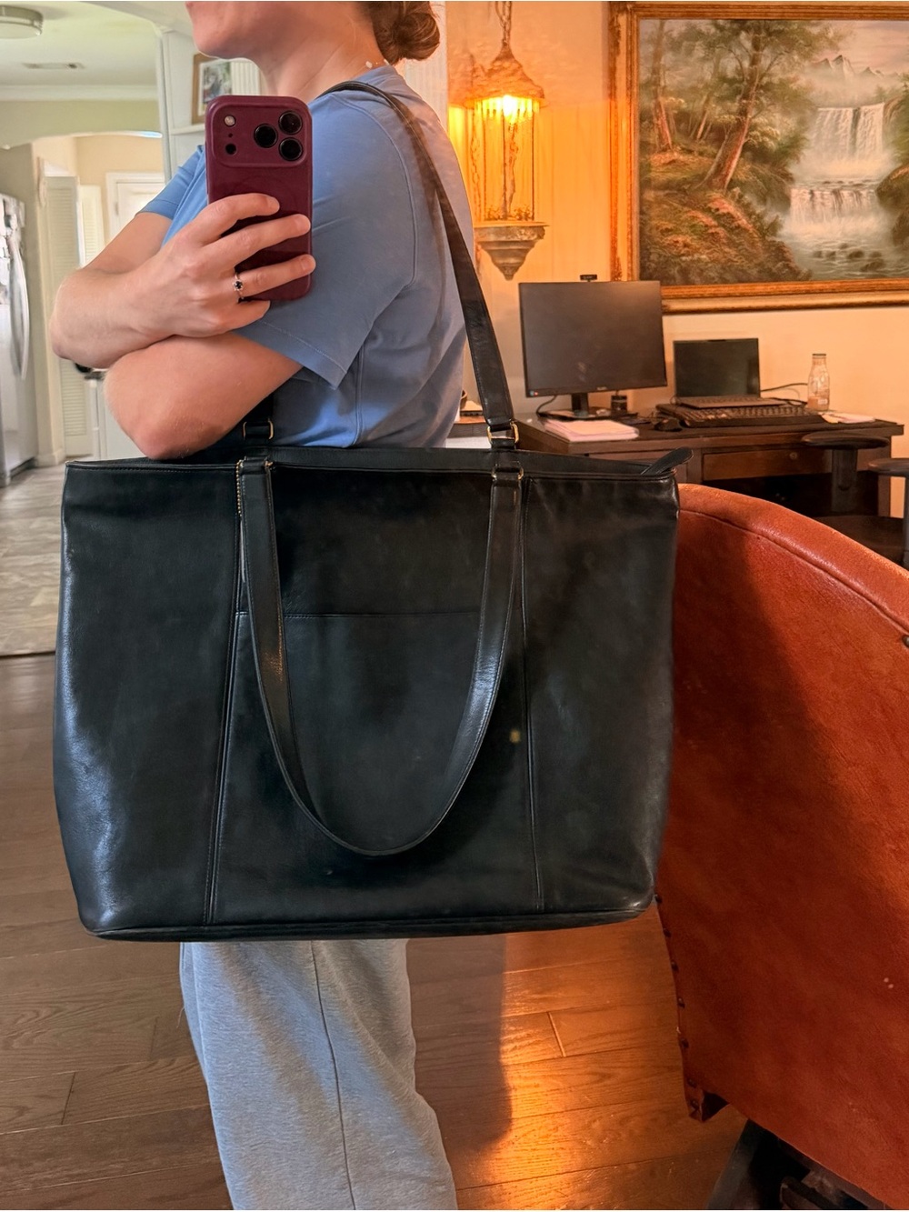 RARE Vintage Coach Zip Top Carry-All 4019